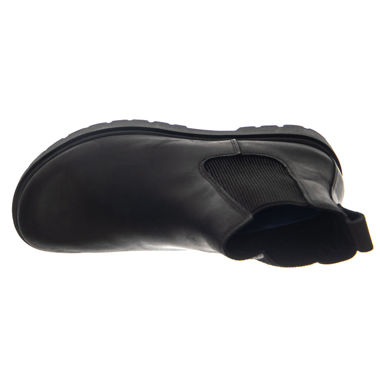 Birkenstock Highwood Slip On Mid S Oiled Leather Black - Stivaletti Uomo Neri in Pelle Oliata<BR/><BR/> 1033139 BLK BIRKENSTOCK 