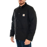 MICHIGAN COAT BLACK / BLACK RIGID - Veste Homme Noire Carhartt WIP