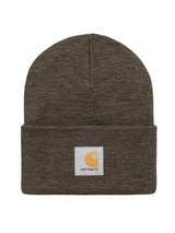 CARHARTT WIP ACRYLIC WATCH HAT SHUNGITE HEATHER - Bonnet Vert Foncé ACCESSOIRES CARHARTT WIP
