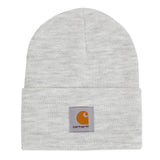 ACRYLIC WATCH HAT ASH HEATHER - Bonnet à Cuffie Gris Clair Mélange ACCESSOIRES CARHARTT WIP