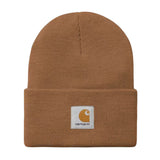ACRYLIC WATCH HAT WIP H BROWN - Bonnet à Cuff Marron  ACCESSOIRES CARHARTT WIP