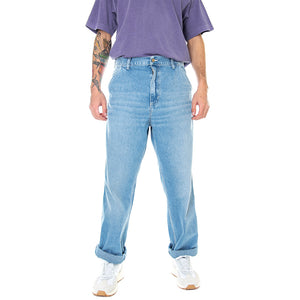 SIMPLE PANT BLUE LIGHT TRUE WASHED - Pantaloni Denim Jeans Uomo Blu I022947 01ZO CARHARTT WIP 