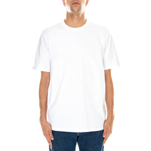 S/S BASE T-SHIRT WHITE - Maglietta Girocollo Uomo Bianca I026264 00AXX CARHARTT WIP 
