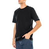 S/S BASE T-SHIRT BLACK / WHITE - T-shirt col rond homme noir Homme CARHARTT WIP