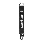 JADEN KEYHOLDER BLACK / WHITE - Porte-clés Noir ACCESSOIRES CARHARTT WIP