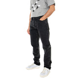 KLONDIKE PANT BLACK STONE WASHED - Pantaloni Denim Jeans Uomo Neri  Uomo CARHARTT WIP