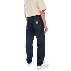 NEWEL PANT BLUE / ONE WASH - Pantaloni Denim Jeans Uomo Blu I029208 012Y CARHARTT WIP 