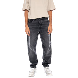 NEWEL PANT BLACK MARBLE USED WASH - Pantaloni Denim Jeans Uomo Neri I029208 897X CARHARTT WIP 