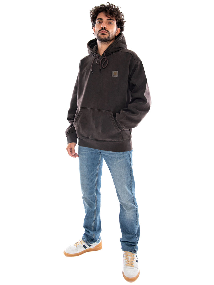 Hooded Vista Sweat Tobacco Garment Dyed - Felpa con Cappuccio Uomo Marrone I029523 47GD CARHARTT WIP 