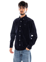 L/S MADISON CORD SHIRT DARK NAVY - Chemise Homme Bleu Carhartt WIP