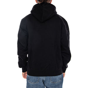 HOODED CARHARTT SWEAT BLACK - Felpa con Cappuccio Uomo Nera I030547 0D2XX CARHARTT WIP 