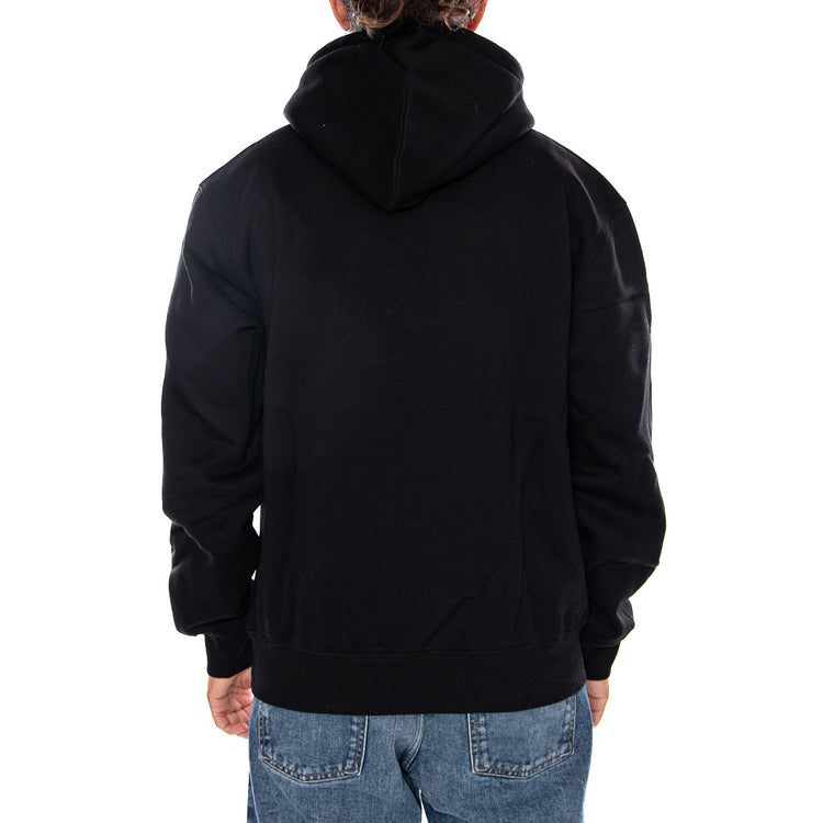 HOODED CARHARTT SWEAT BLACK - Felpa con Cappuccio Uomo Nera I030547 0D2XX CARHARTT WIP 