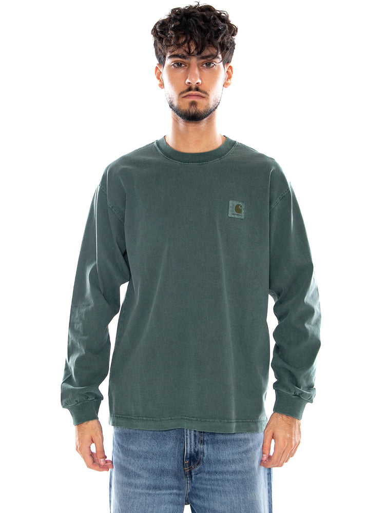 L/S VISTA T-SHIRT DARK SCARAB - Maglietta Maniche Lunghe Uomo Verde I030779 3U0GD CARHARTT WIP 