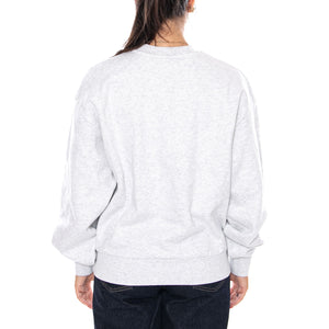 W' CASEY SWEATSHIRT ASH HEATHER / SILVER - Felpa Girocollo Donna Grigia I032643 1DQXX CARHARTT WIP 