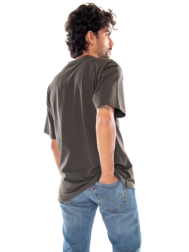 S/S Madison T-Shirt Cypress / White - Maglietta Girocollo Uomo Verde I033000 00XXX CARHARTT WIP 