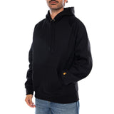 HOODED CHASE SWEAT BLACK / GOLD - Sweat à Capuche Homme Noir CARHARTT WIP