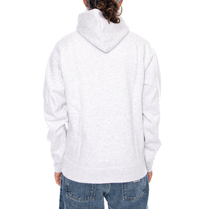 HOODED CHASE SWEAT ASH HEATHER / GOLD - Felpa con Cappuccio Uomo Grigia I033661 00JXX CARHARTT WIP 