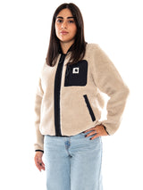 Carhartt WIP W' Janet Liner Fleur De Sel / Black - Giacca Donna Beige e Nera  Donna CARHARTT WIP