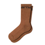 CARHARTT SOCKS WIP H BROWN / BLACK - Chaussettes Marron  ACCESSOIRES CARHARTT WIP