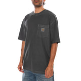 S/S LOOSE POCKET T-SHIRT BLACK - T-shirt Encolure Classique Homme Noir Homme CARHARTT WIP