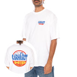 T-SHIRT S/S LUGGAGE LABEL - T-Shirt Col Rond Homme Blanc CARHARTT WIP