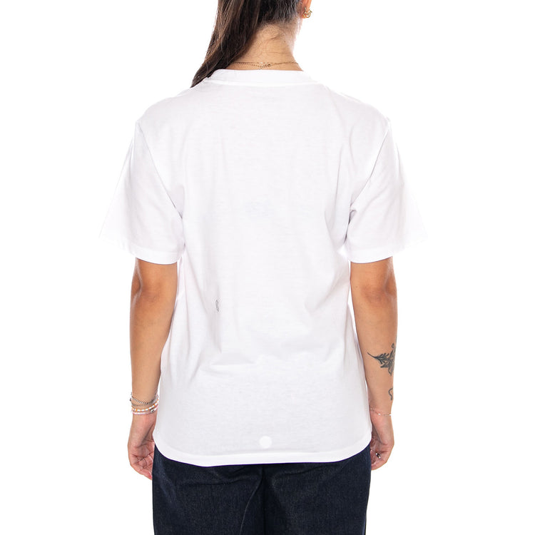W' S/S SPRAY HEART T-SHIRT WHITE - Maglietta Girocollo Donna Bianca I036907 02XX CARHARTT WIP 