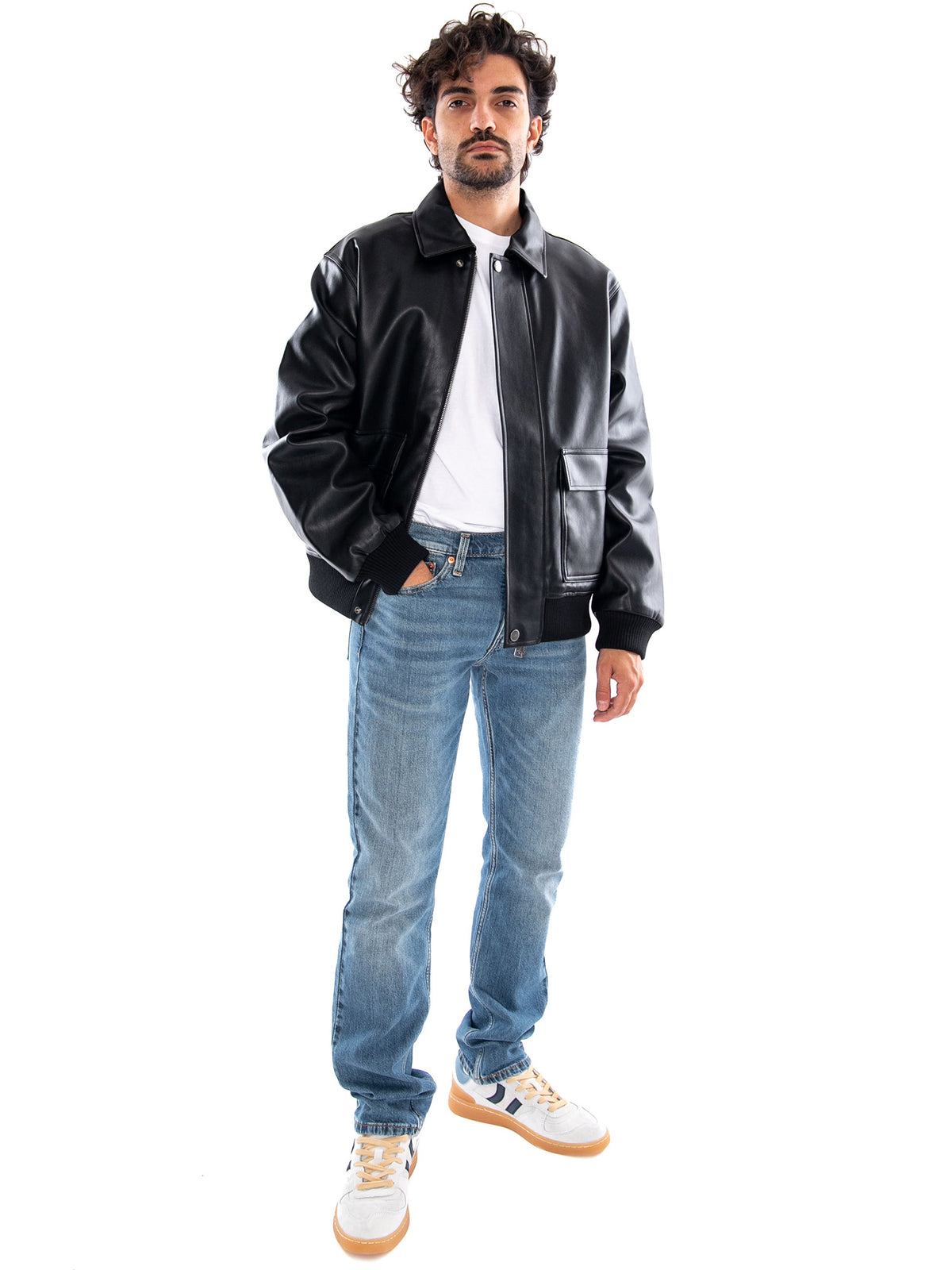 ARIZONA JACKET BLACK - Giacca Uomo Nera I036997 89XX CARHARTT WIP 