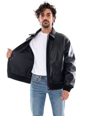 ARIZONA JACKET BLACK - Giacca Uomo Nera I036997 89XX CARHARTT WIP 
