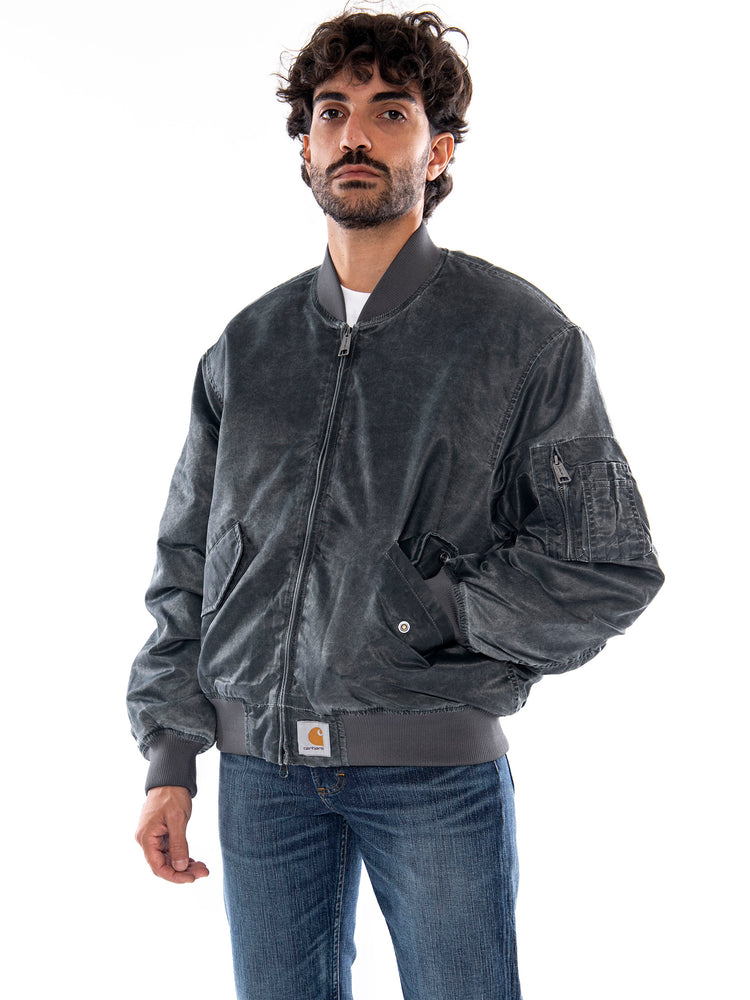 Carhartt WIP Orman Bomber Raven Heavy - Bomber Uomo Grigio Scuro I037012 3T64G CARHARTT WIP 