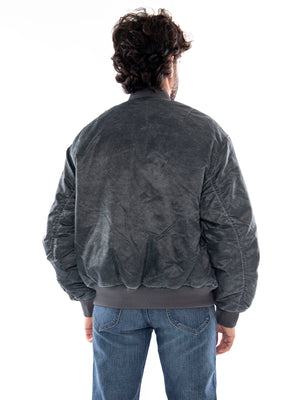 Carhartt WIP Orman Bomber Raven Heavy - Bomber Uomo Grigio Scuro I037012 3T64G CARHARTT WIP 