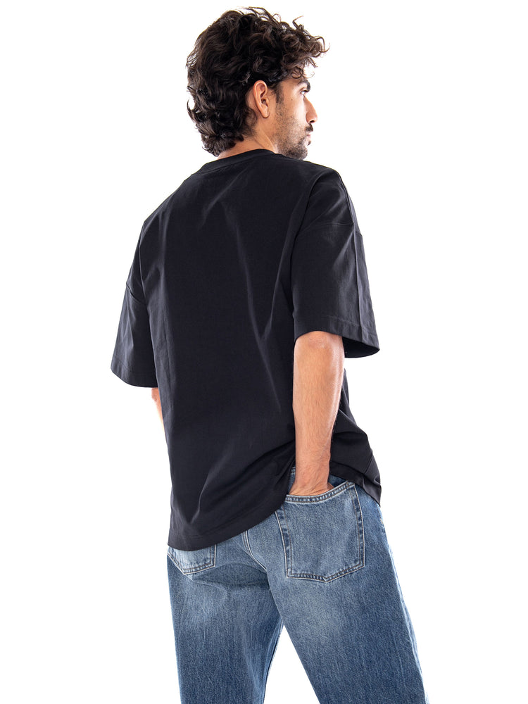 S/S WORK POCKET T-SHIRT BLACK - Maglietta Girocollo Uomo Nera I037015 89XX CARHARTT WIP 