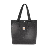 DENIM TOTE BLACK - Sac Tote Shopping Denim Jeans Noir  ACCESSOIRES CARHARTT WIP