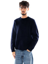 CASTER KNIT SWEATER DARK NAVY - Knit Sweater Uomo Blu - CARHARTT WIP