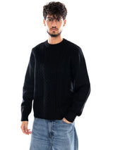 CASTER KNIT SWEATER BLACK - Maglione Uomo Nero Uomo CARHARTT WIP