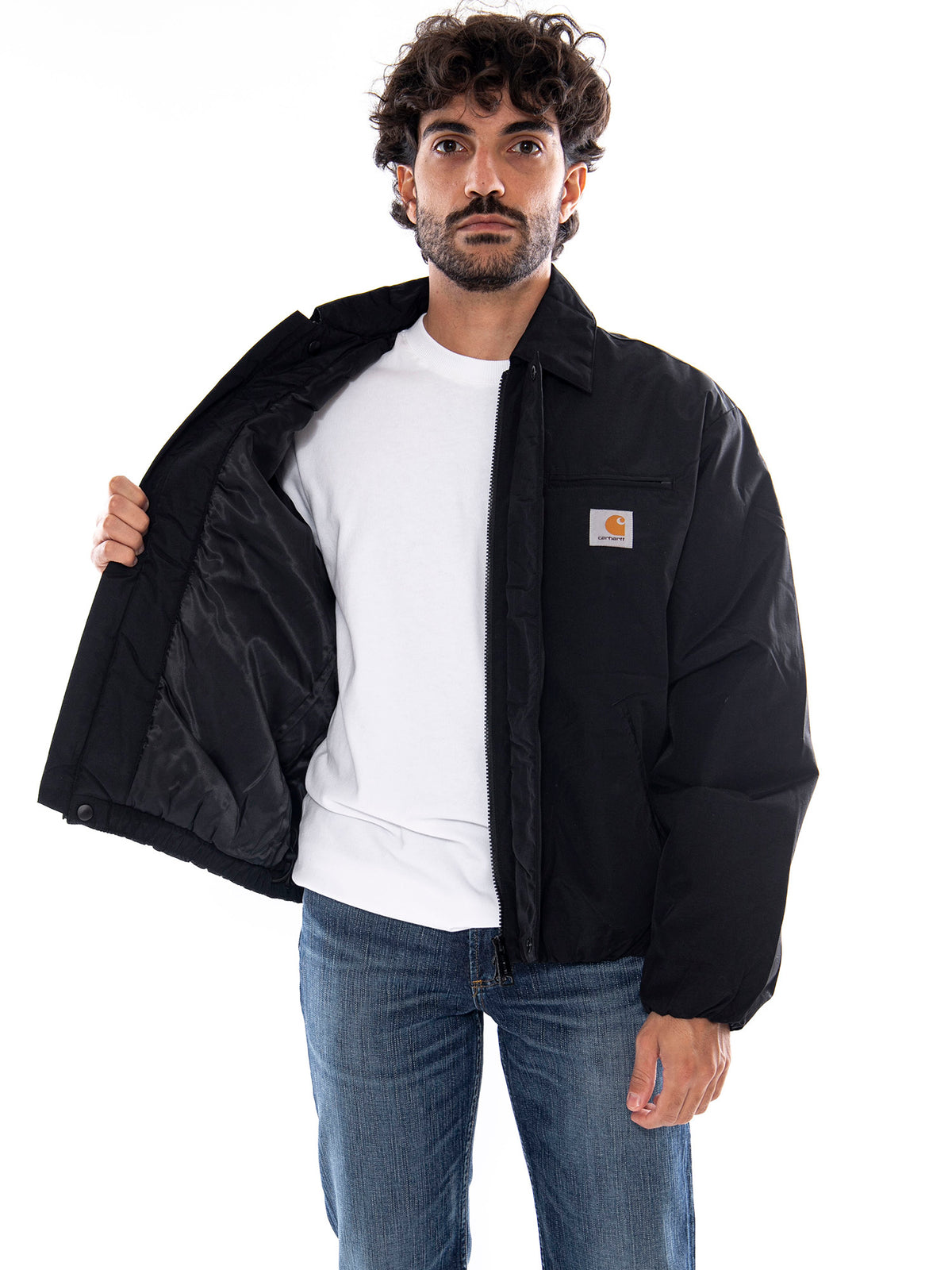 Carhartt WIP Stanwood Jacket Black - Giacca Uomo Nera I037045 89XX CARHARTT WIP 