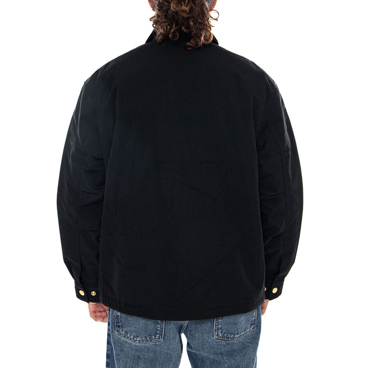 QUENTIN JACKET BLACK / BLACK - Giacca Uomo Nera I037047 00EXX CARHARTT WIP 
