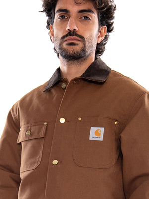 OG Chore Coat Brown / Tobacco Rigid - Giacca Uomo Marrone I037055 3XA01 CARHARTT WIP 