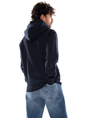 HOODED MACK JACKET DARK NAVY / WAX - Felpa con Cappuccio Uomo Nera I037102 0COXX CARHARTT WIP 