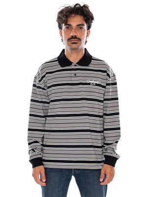 CARHARTT WIP L/S DEVITT RUGBY SHIRT SHADE GREY - Polo Maniche Lunghe Uomo Multicolore I037117 3V0XX CARHARTT WIP 