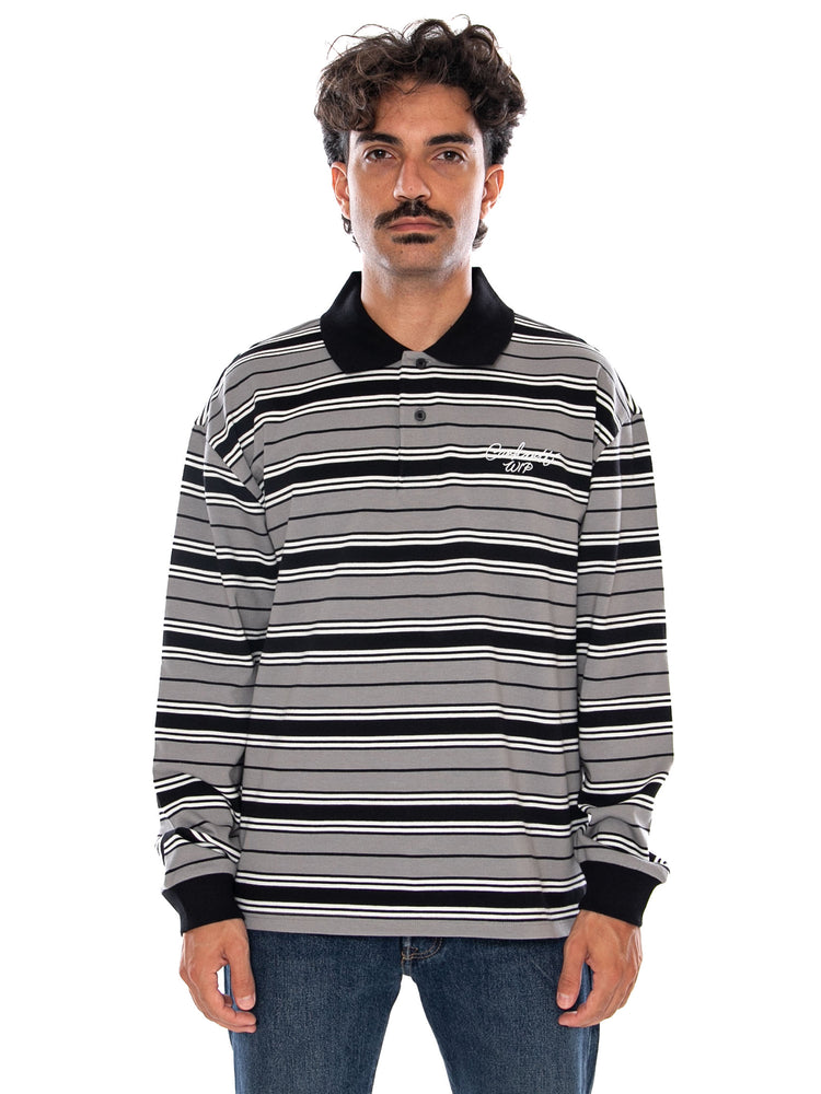 CARHARTT WIP L/S DEVITT RUGBY SHIRT SHADE GREY - Polo Maniche Lunghe Uomo Multicolore I037117 3V0XX CARHARTT WIP 