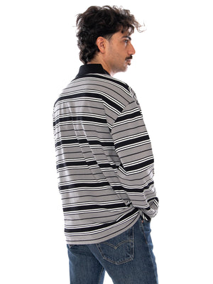 CARHARTT WIP L/S DEVITT RUGBY SHIRT SHADE GREY - Polo Maniche Lunghe Uomo Multicolore I037117 3V0XX CARHARTT WIP 
