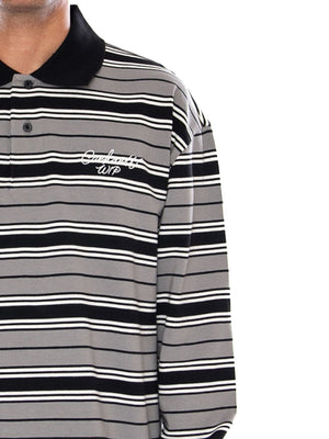 CARHARTT WIP L/S DEVITT RUGBY SHIRT SHADE GREY - Polo Maniche Lunghe Uomo Multicolore I037117 3V0XX CARHARTT WIP 