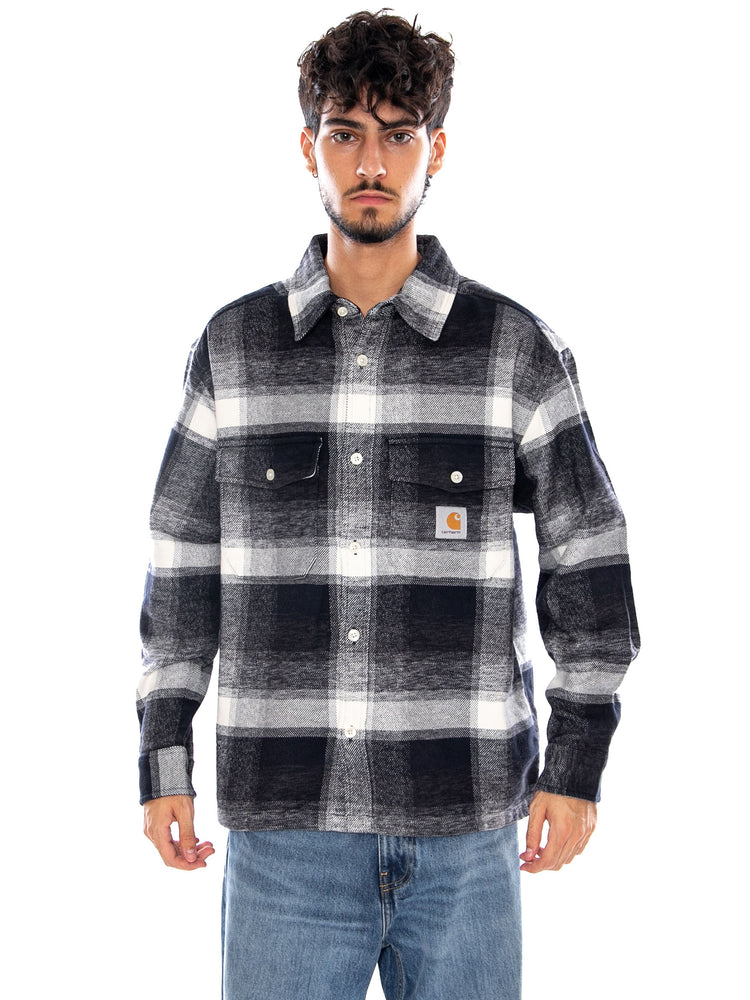 L/S ESTERSON SHIRT DARK NAVY - Camicia Uomo Blu I037139 3ZHXX CARHARTT WIP 