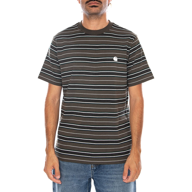 S/S BRONSON T-SHIRT CYPRESS - Maglietta Girocollo Uomo Multicolore I037145 3UEXX CARHARTT WIP 