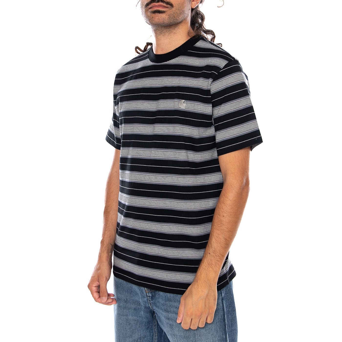 S/S BRONSON T-SHIRT BLACK - Maglietta Girocollo Uomo Multicolore I037145 3UIXX CARHARTT WIP 
