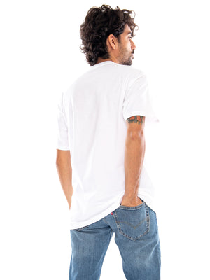 S/S Ice Fishing T-Shirt White - Maglietta Girocollo Uomo Bianca I037218 02XX CARHARTT WIP 