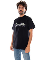 S/S Chinsel Script T-Shirt Black - T-Shirt Col Rond Homme Noir CARHARTT WIP