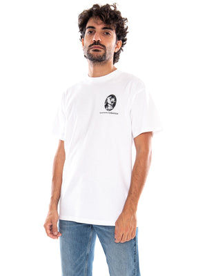 S/S Vote T-Shirt White - Maglietta Girocollo Uomo Bianca I037269 02XX CARHARTT WIP 