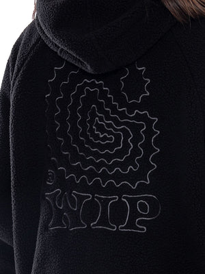 Carhartt WIP W' HD Limn C Fleece Jacket Black / Flint - Giacca Donna Nera e Grigia I037282 3ZYXX CARHARTT WIP 
