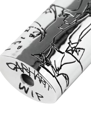 Blinkerfluid BIC Metal Lighter Case Silver - Porta Accendino Argento I037381 95XX CARHARTT WIP 